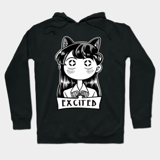 Komi-san Excited Hoodie